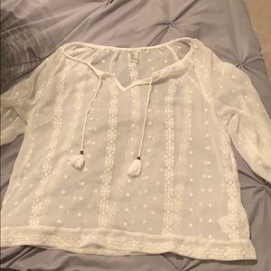 Forever 21 sheer blouse